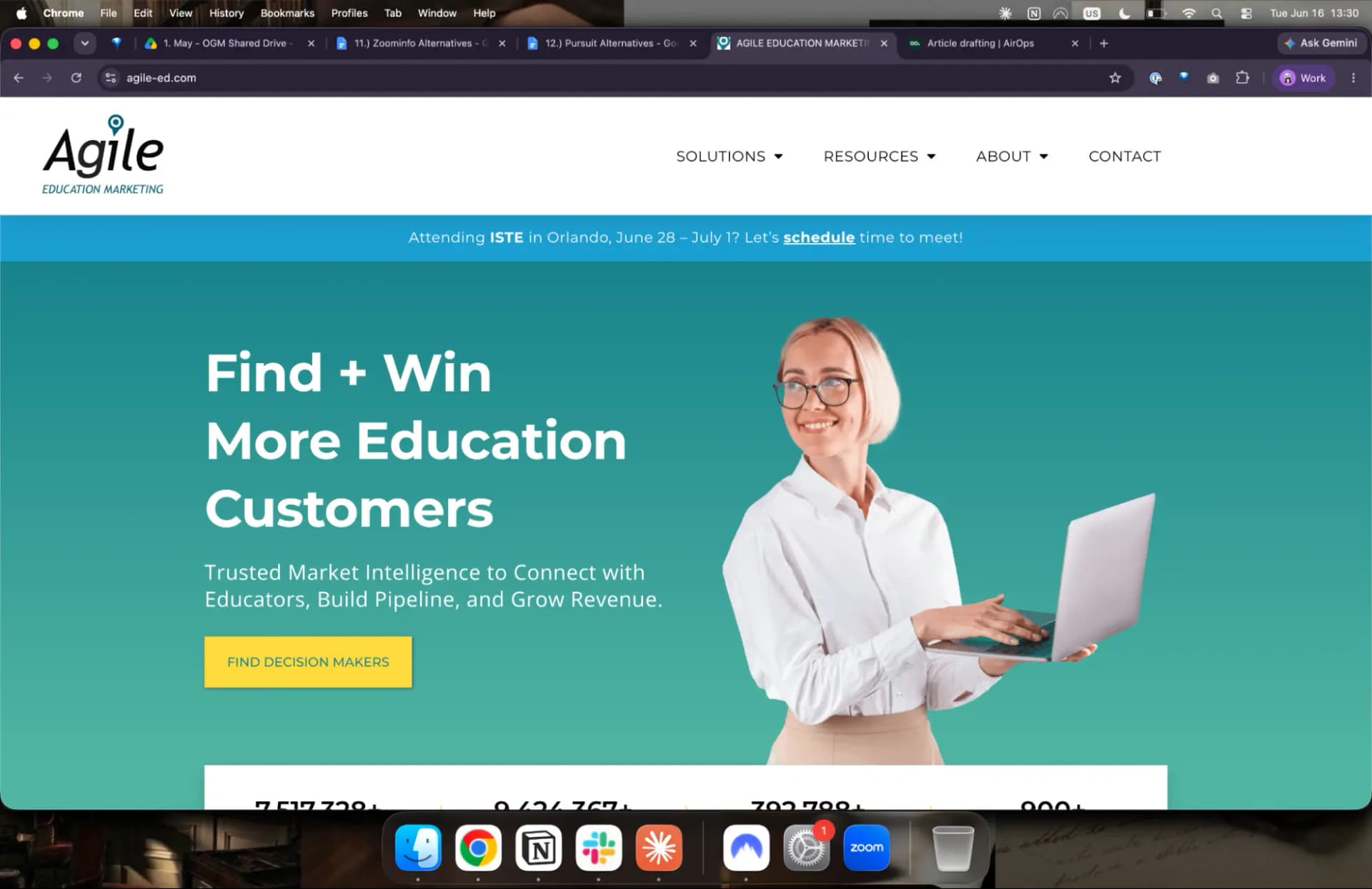 Agile Education Marketing education data and services