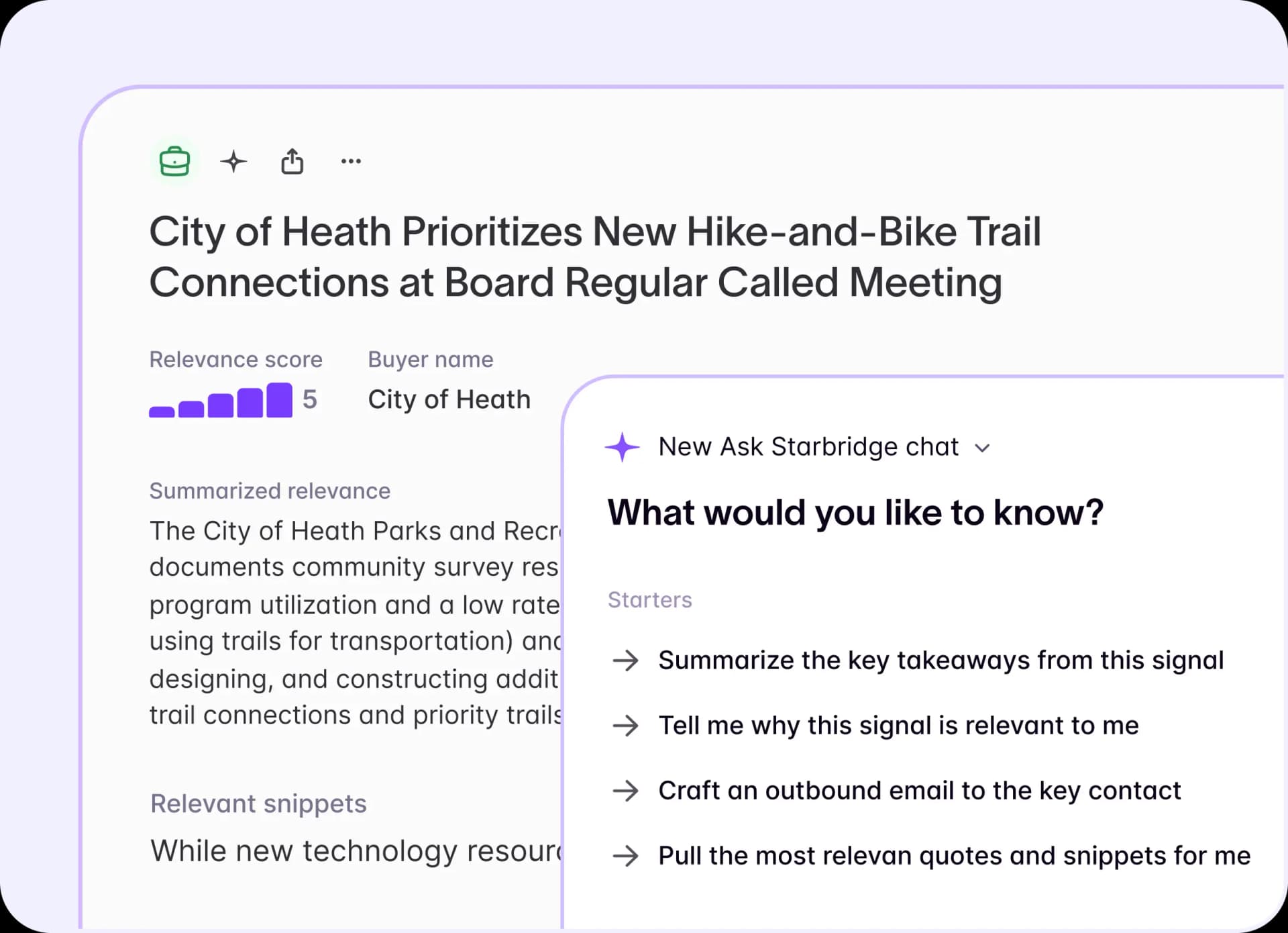 Get instant account answers and insights
